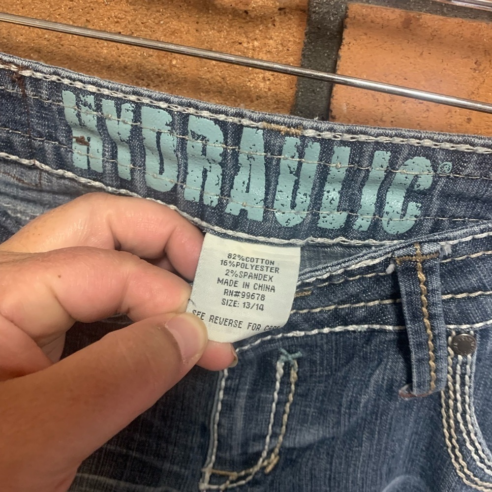 Hydraulic Women's Embroidered Y2K Bootcut Jeans - Picture 3 of 7
